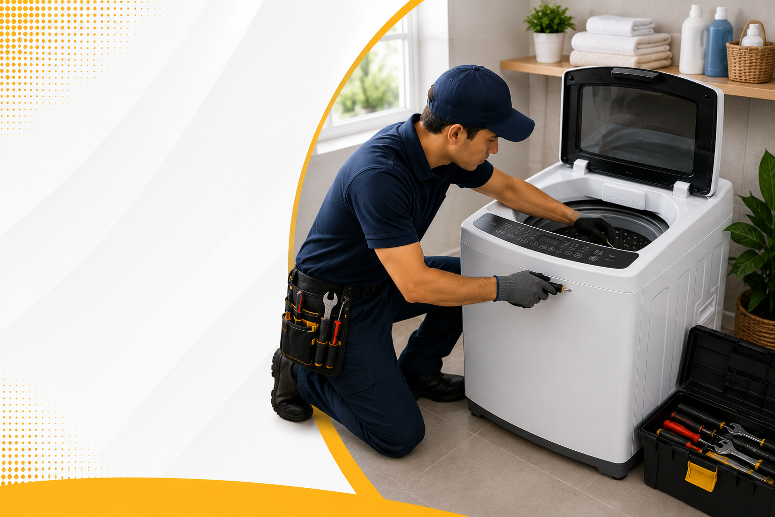 Washing machine maintenance service